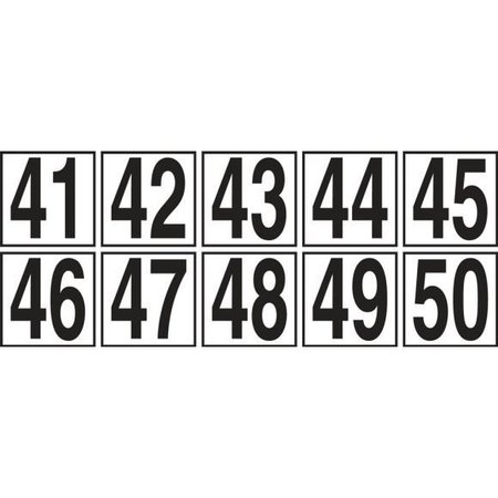 ACCUFORM SEQUENTIAL NUMBER MARKERS 3 NCS1074WT NCS1074WT